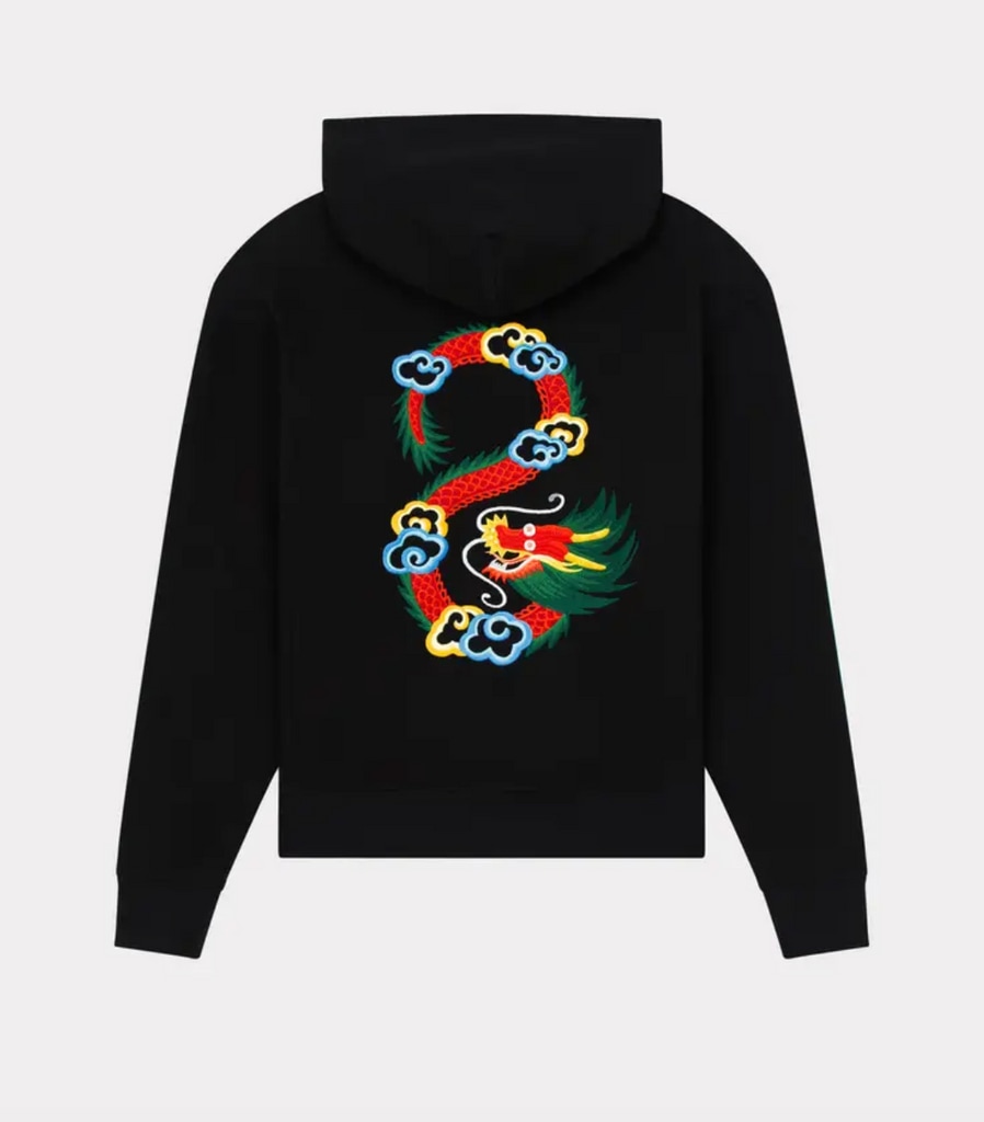Kenzo  'Year Of The Dragon' Classic Hooded Embroidered Sweatshirt