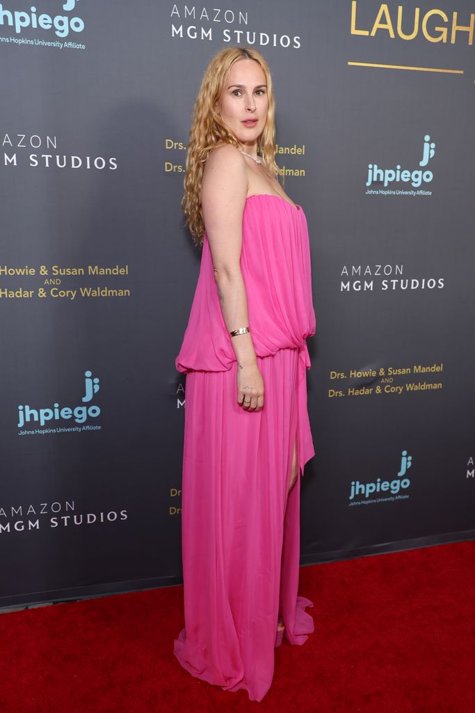 rumer willis pink dress jhpiego laughter is the best medicine gala 2024