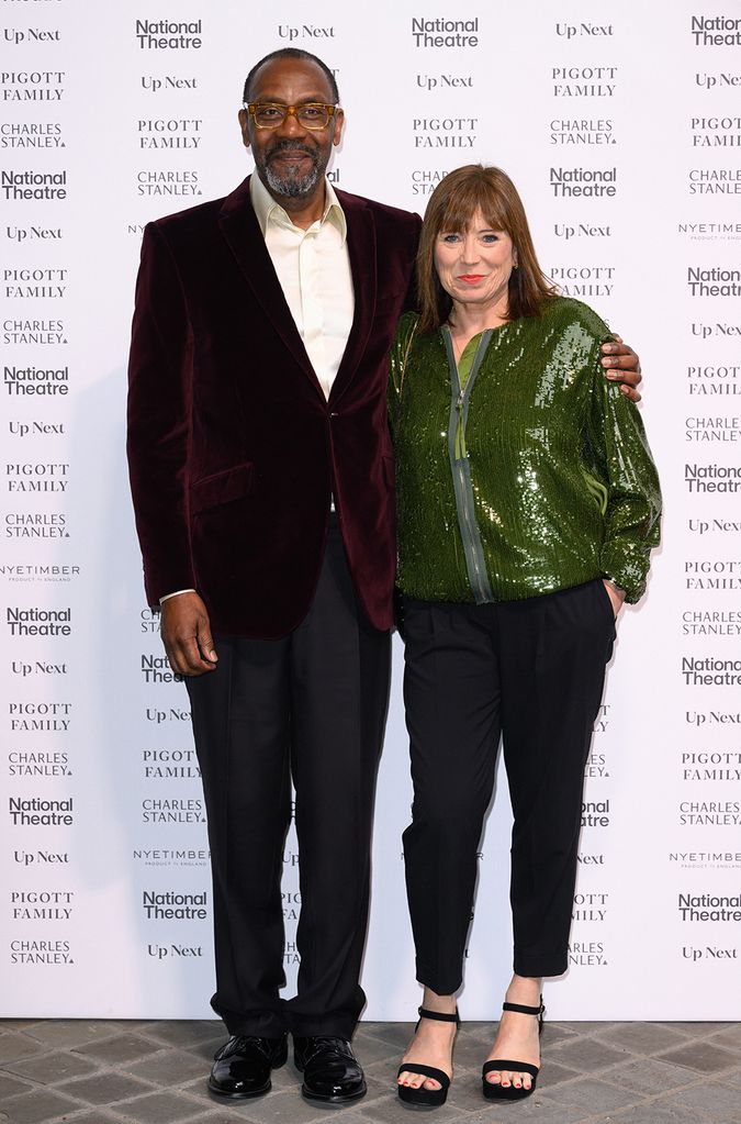Lenny Henry and Lisa Makin at the National Theatre's 