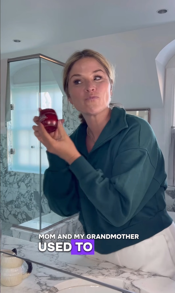 Jenna Bush Hager shared footage from inside her stylish bathroom in her Connecticut home