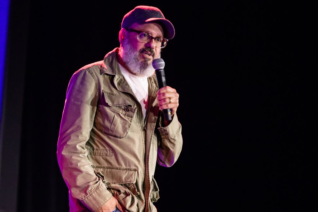 David Cross performs onstage at Boston Calling Music Festival