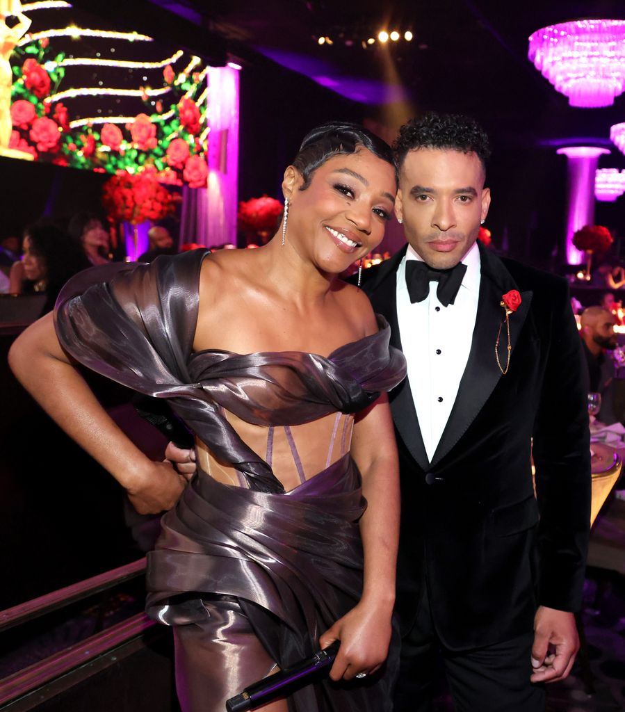 Tiffany Haddish and Jason Lee at the 5th Annual Hollywood Unlocked Impact Awards