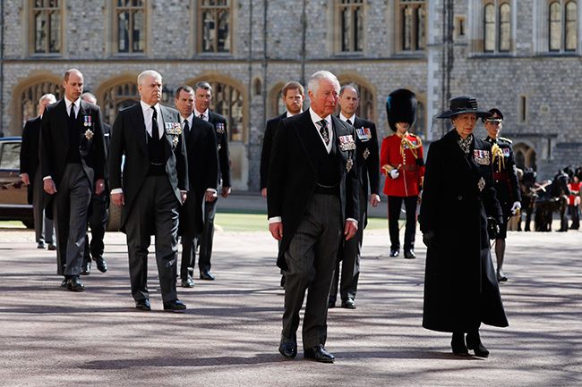 prince philip funeral mourners