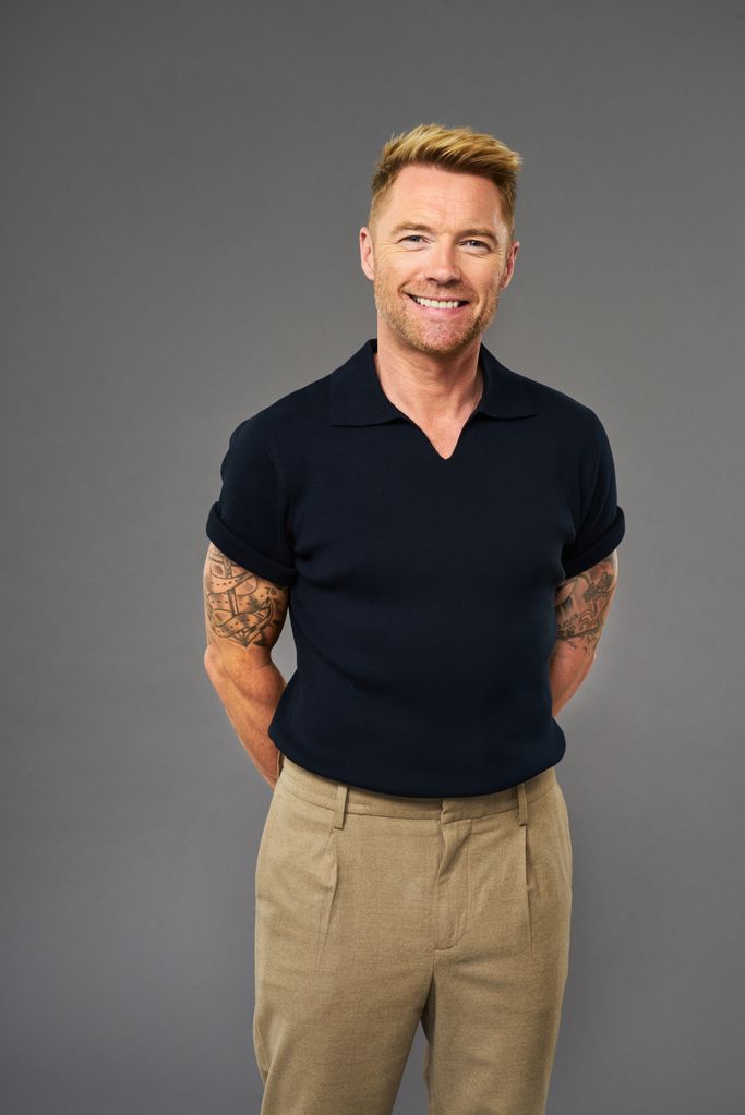 Ronan Keating half body shot