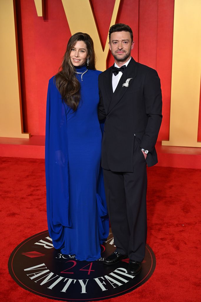 Jessica Biel and Justin Timberlake attending the Vanity Fair Oscar Party held at the Wallis Annenberg Center for the Performing Arts in Beverly Hills, Los Angeles, California, USA