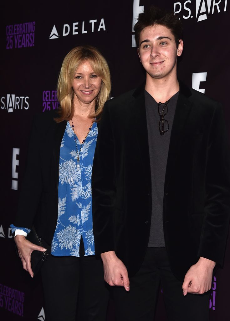 Lisa Kudrow and son Julian in 2016