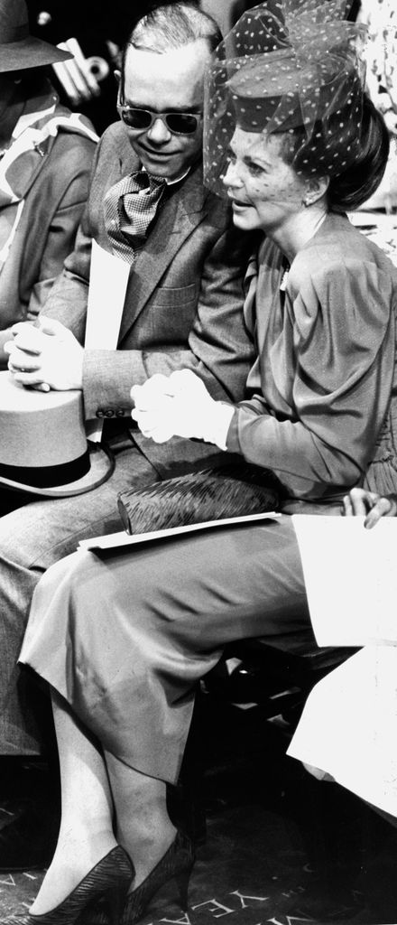 a black and wwhite photo of elton john and his ex-wife Renate