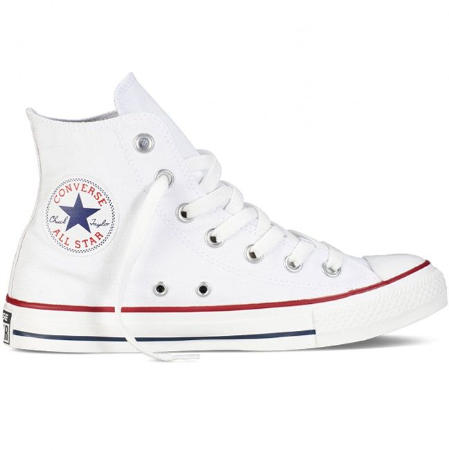 white converse all star high top trainers