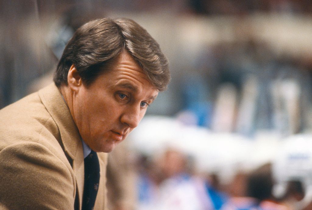 Entraîneur Herb Brooks des Rangers de New York en 1981