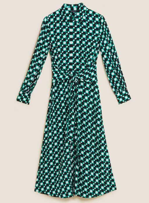 marks and spencer geometric dress