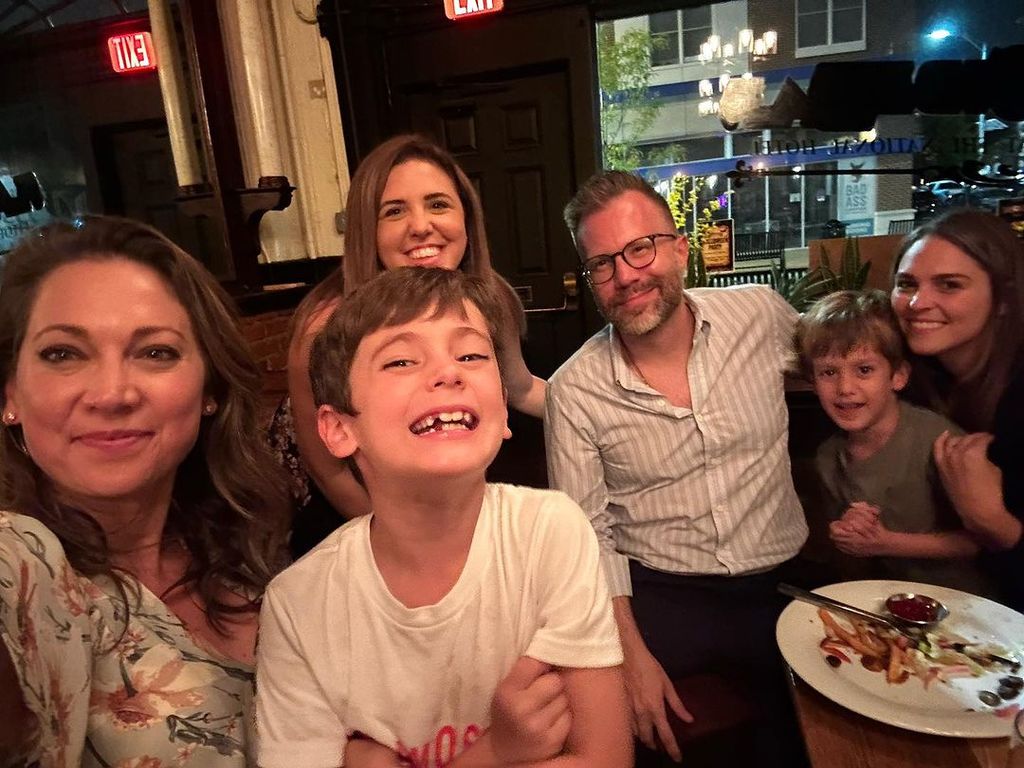 ginger zee smiling in photo with sons 