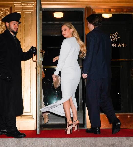 kate Hudson and son Ryder Robinson entering Cipriani 25 for the UN Gala