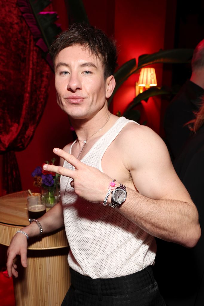 Barry Keoghan attends the 2024 Vanity Fair Oscar Party Hosted By Radhika Jones at Wallis Annenberg Center for the Performing Arts on March 10, 2024 in Beverly Hills, California.