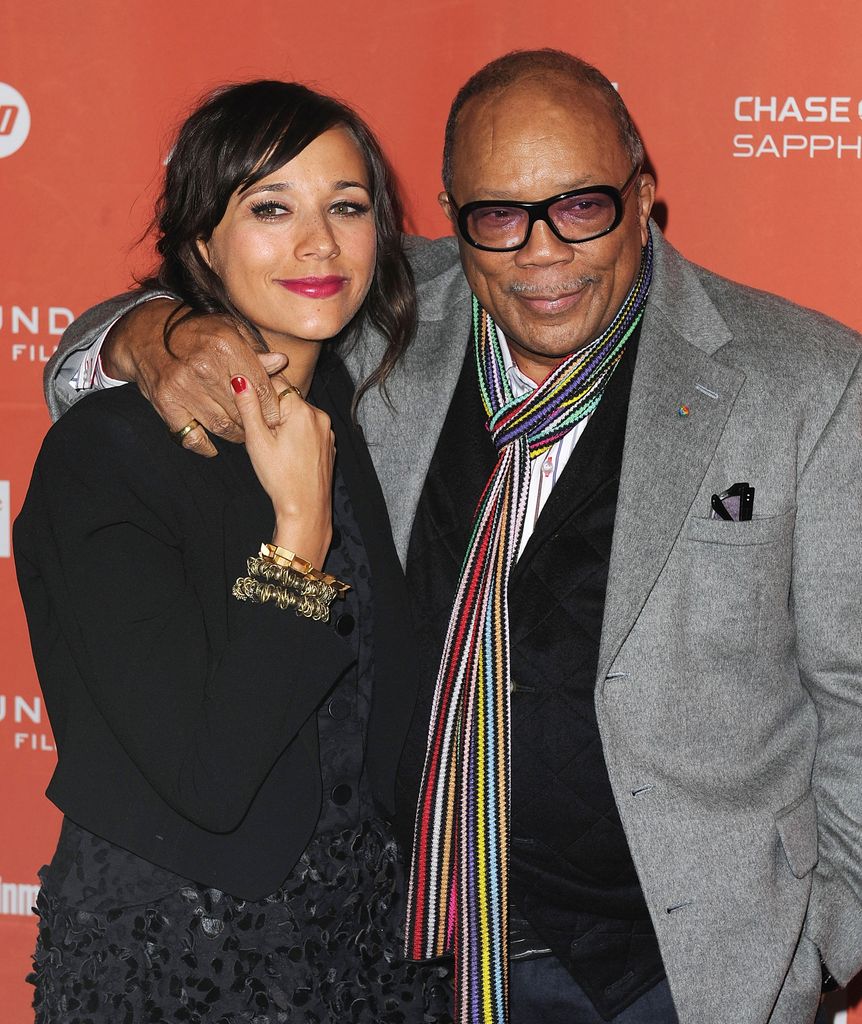 Quincy Jones and Rashida Jones