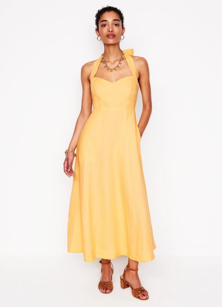 Boden yellow dress