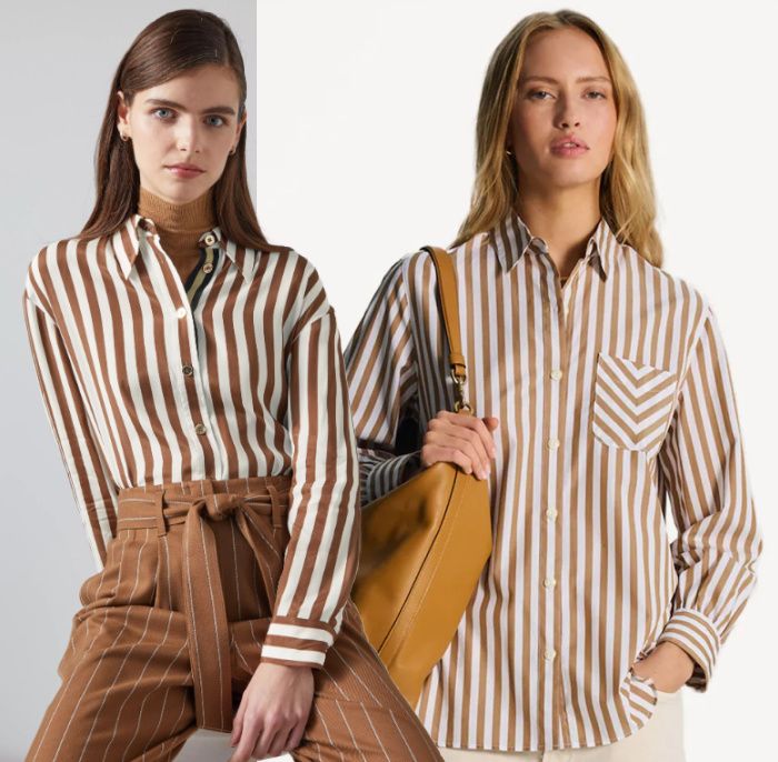 brown striped shirts like princess kate