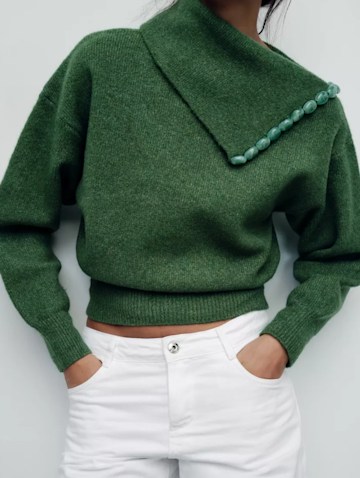 Bobble Knit Sweater from Zara