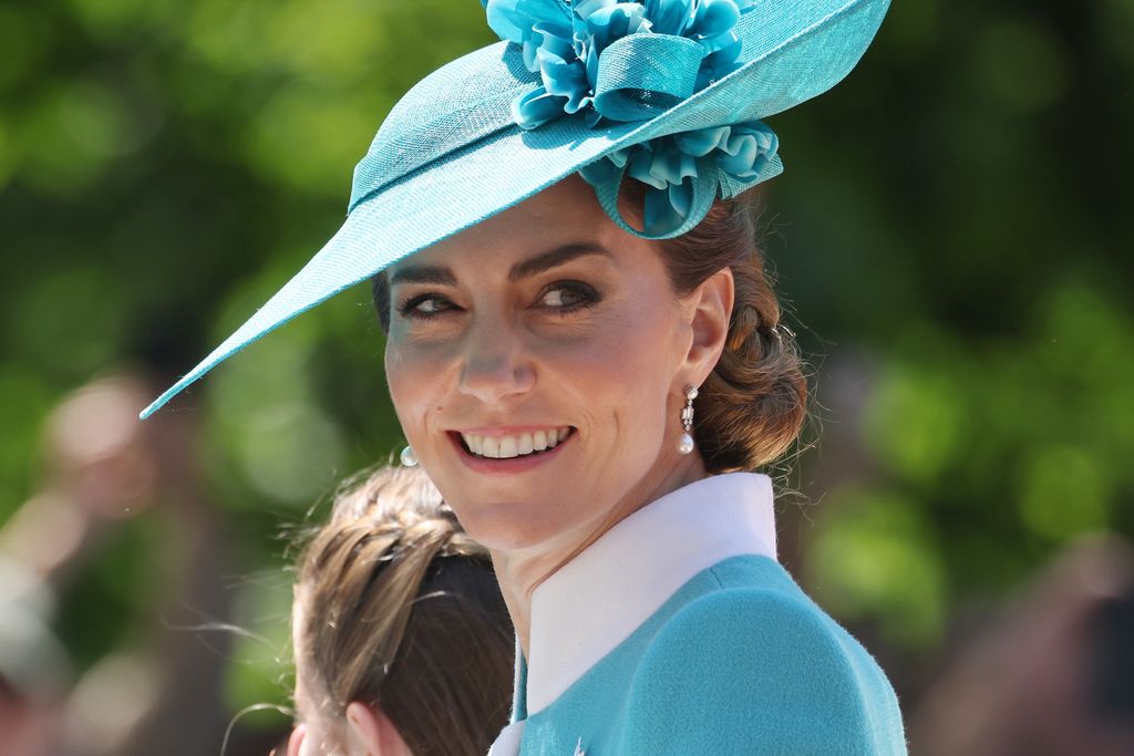 Catherine, Princess of Wales during Trooping The Colour 2025
