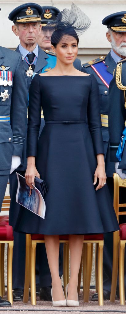 Meghan, Duchess of Sussex wearing a Dior outfit in 2019