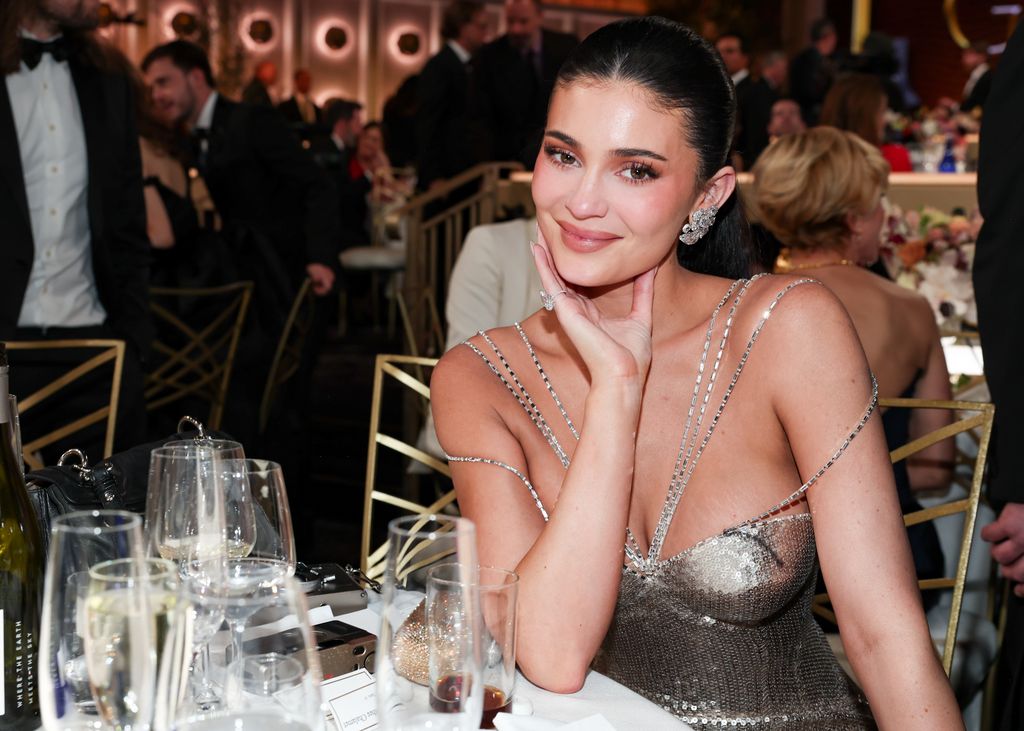 Kylie Jenner at the 83rd Annual Golden Globes held at The Beverly Hilton on January 11, 2026 in Beverly Hills, California.