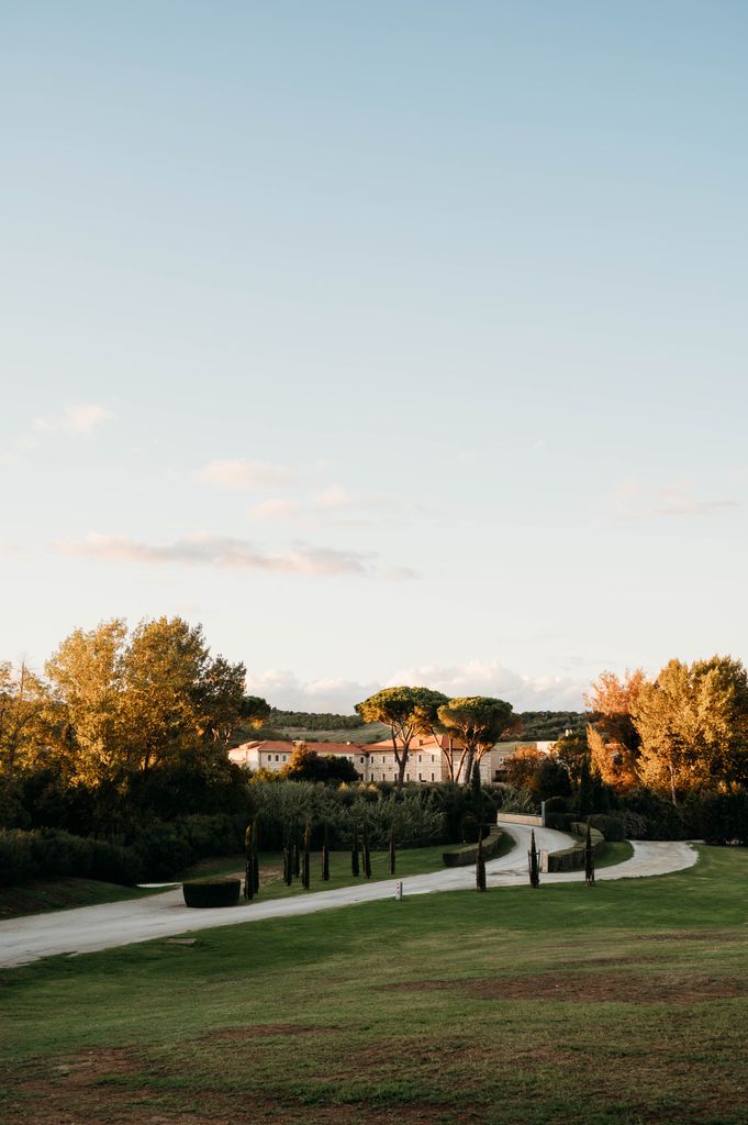 The Saturnia thermal spa resort is located two hours from Rome