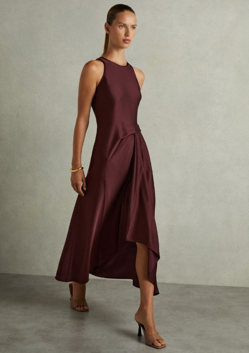 Reiss burgundy dress