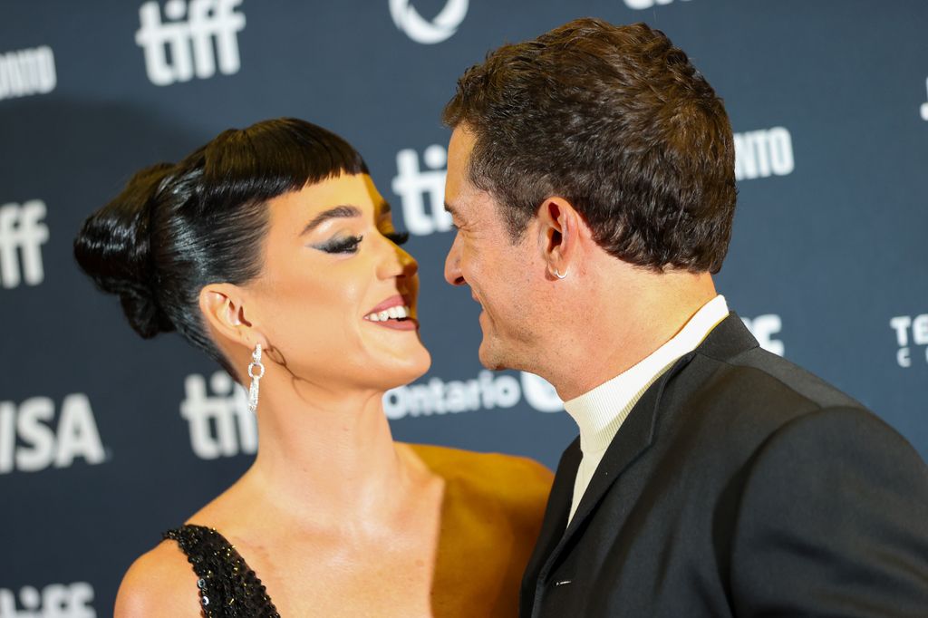  Katy and Orlando stole the show with their loved up display