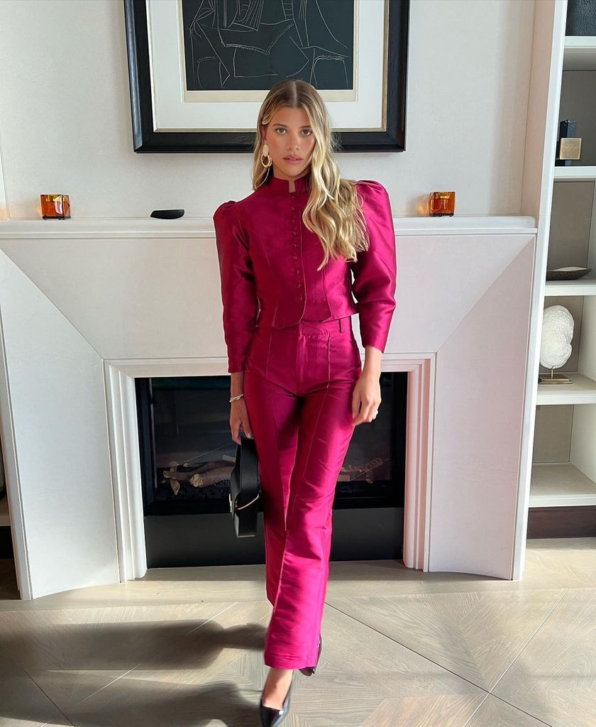Sofia Richie wearing pink for the Coronation Concert
