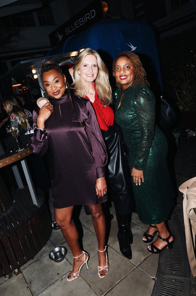 Penny Lancaster at HELLO! Christmas party