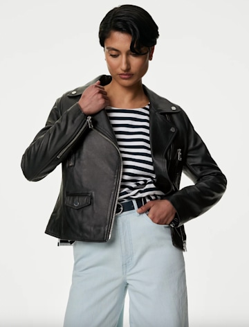 M&S leather jacket