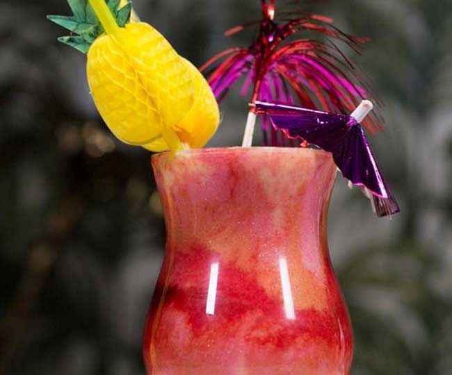 SunsetColada palm vaults cocktail