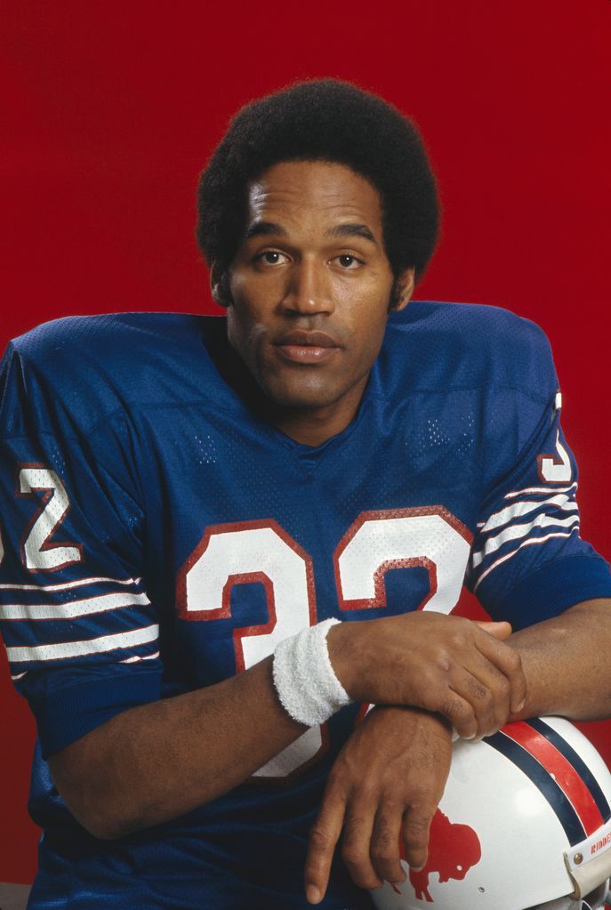 Buffalo Bills' running back O.J. Simpson #32 poses for a portrait circa early 1970's. 