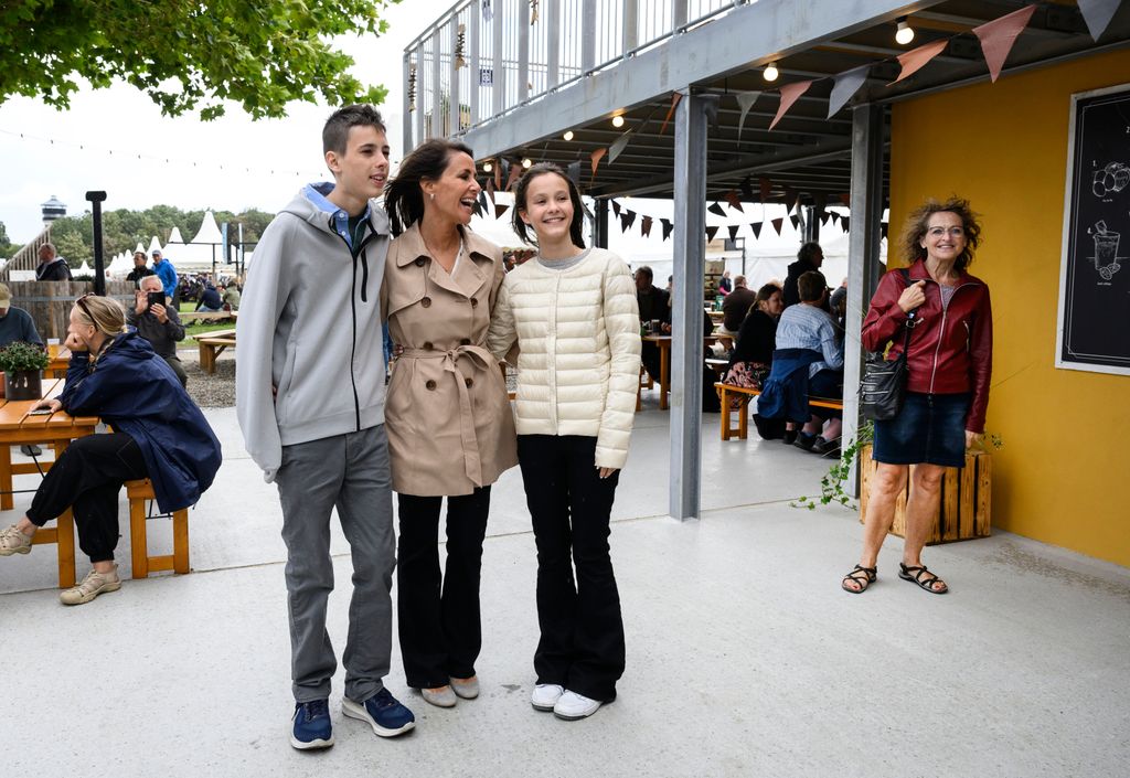 Marie's children, Henrik and Athena, are looking so grown-up