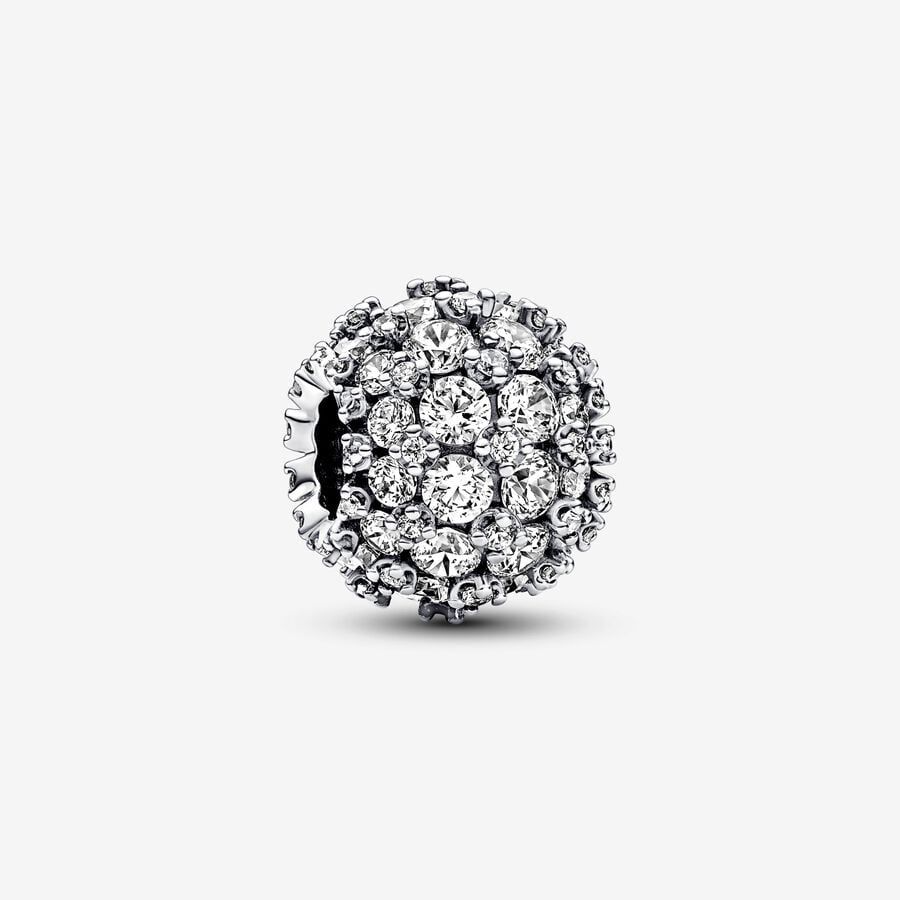 Pandora Sparkling Pavé Round Charm