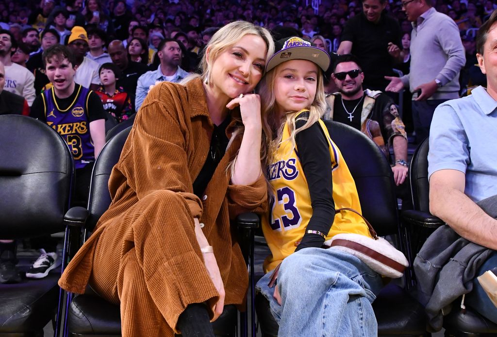 rio hudson kate hudson basketball game