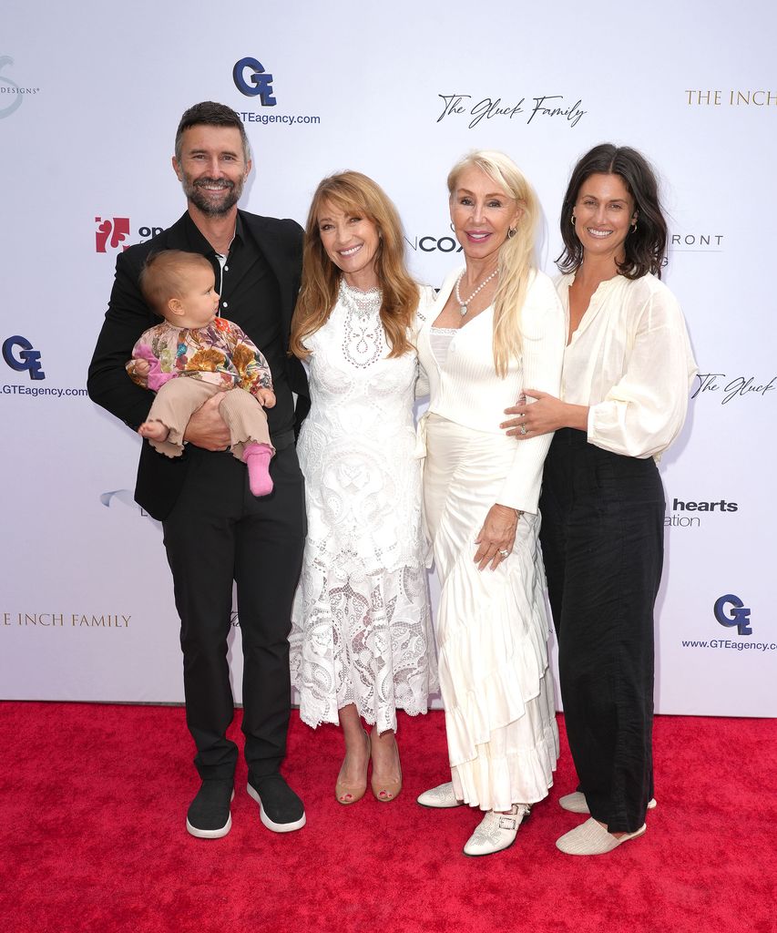 Brandon Jenner, Jane Seymour, Linda Thompson, Cayley Stoker at the 2025 Open Heart Gala