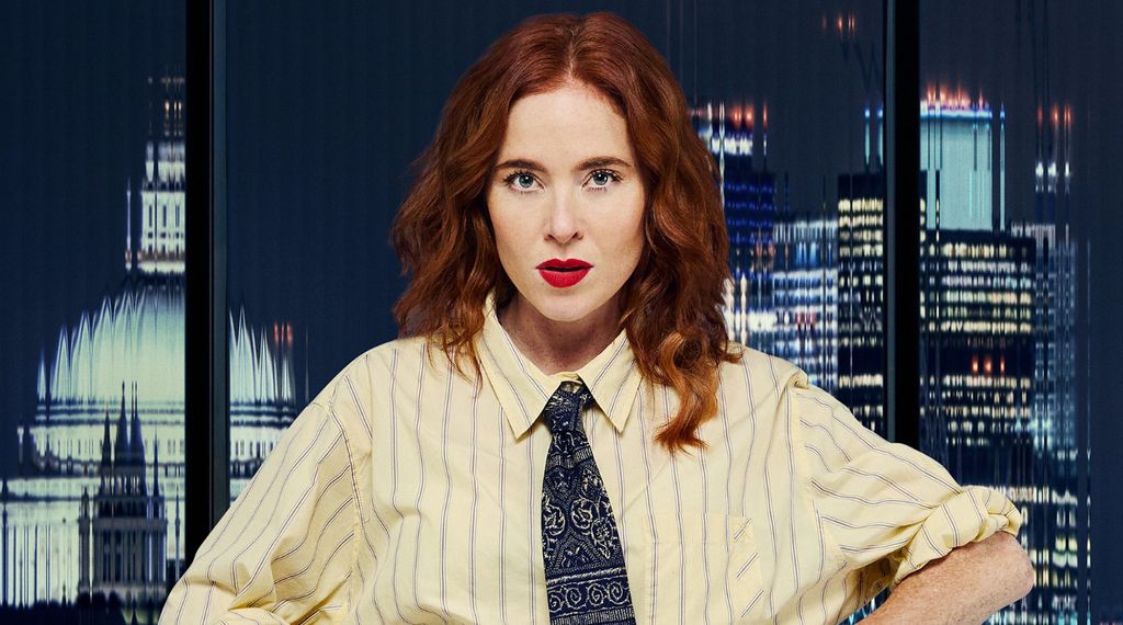 Promotional image of Angela Scanlon on The Apprentice: Unfinished Business