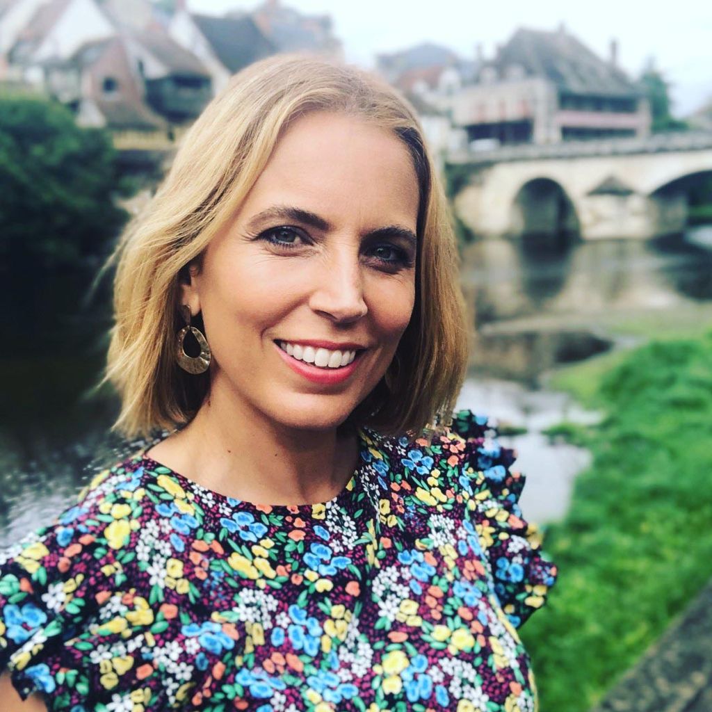 A Place in the Sun's Jasmine Harman rocks red hot swimsuit to announce