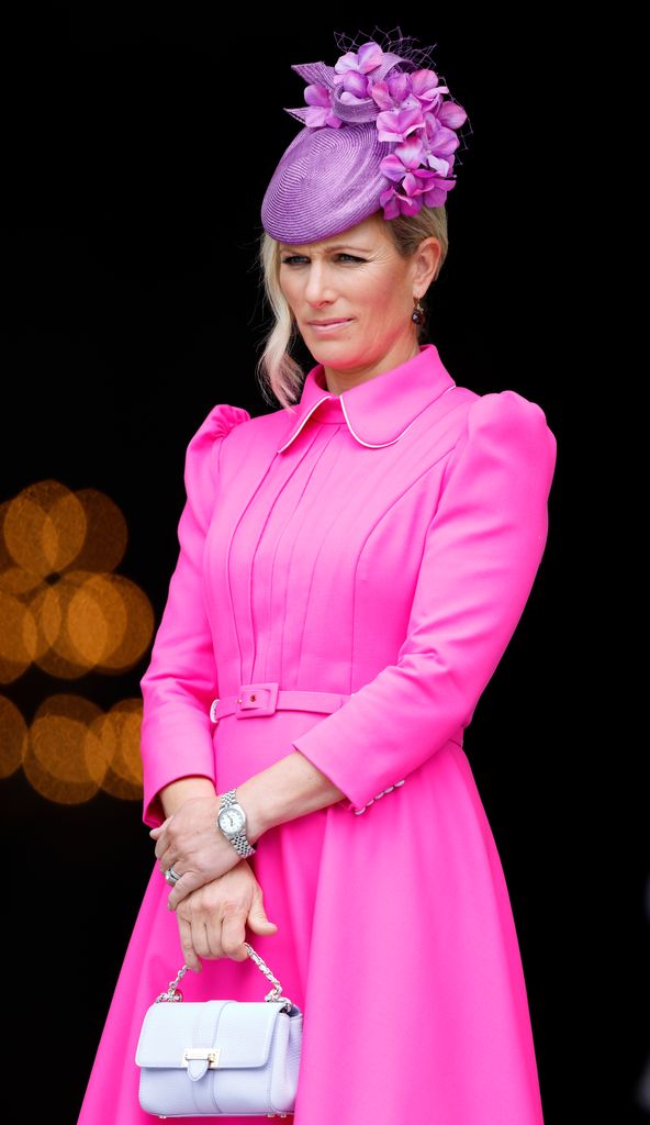 Zara formerly wore a standout pink dress to mark Queen Elizabeth II's Platinum Jubilee