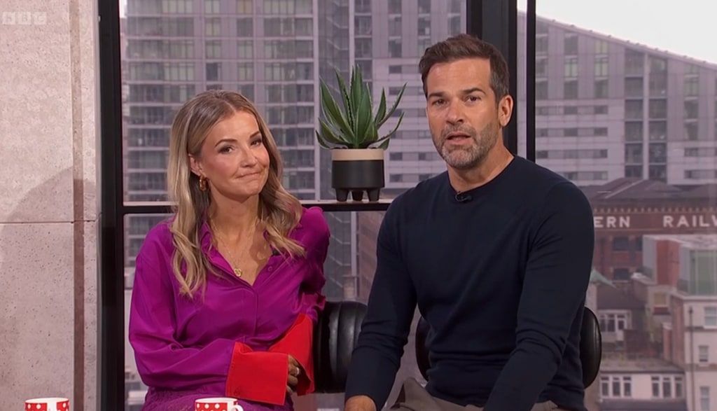 Helen Skelton and Gethin Jones on Morning Live