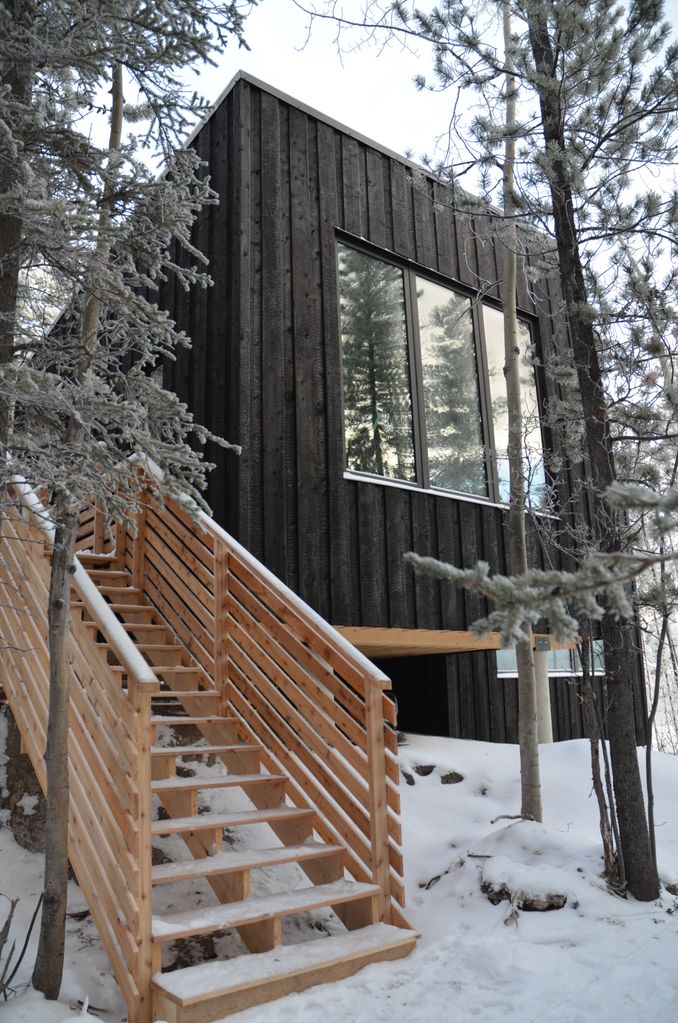 Black Spruce cabins are located within the Whitehorse city limits and offer a boutique accomodation with modern cabins.