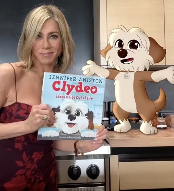 The 55-year-old released a book based on her pup Clyde to raise money for rescue organizations