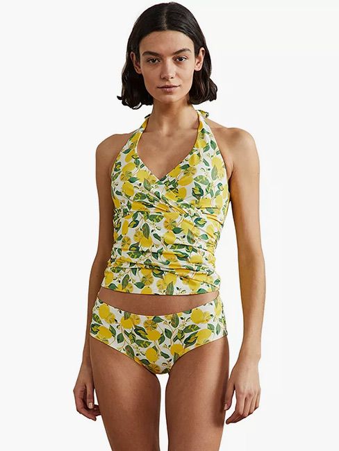 john lewis lemon tankini