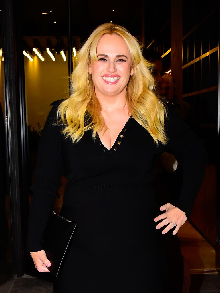 NEW YORK, NEW YORK - APRIL 03: Rebel Wilson is seen leaving "Watch What Happens Live With Andy Cohen" on April 03, 2024 in New York City. (Photo by Raymond Hall/GC Images )