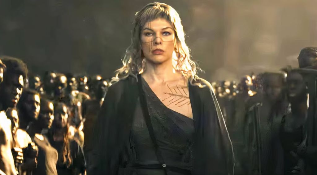 Milla Jovovich in a scene from In The Lost Lands