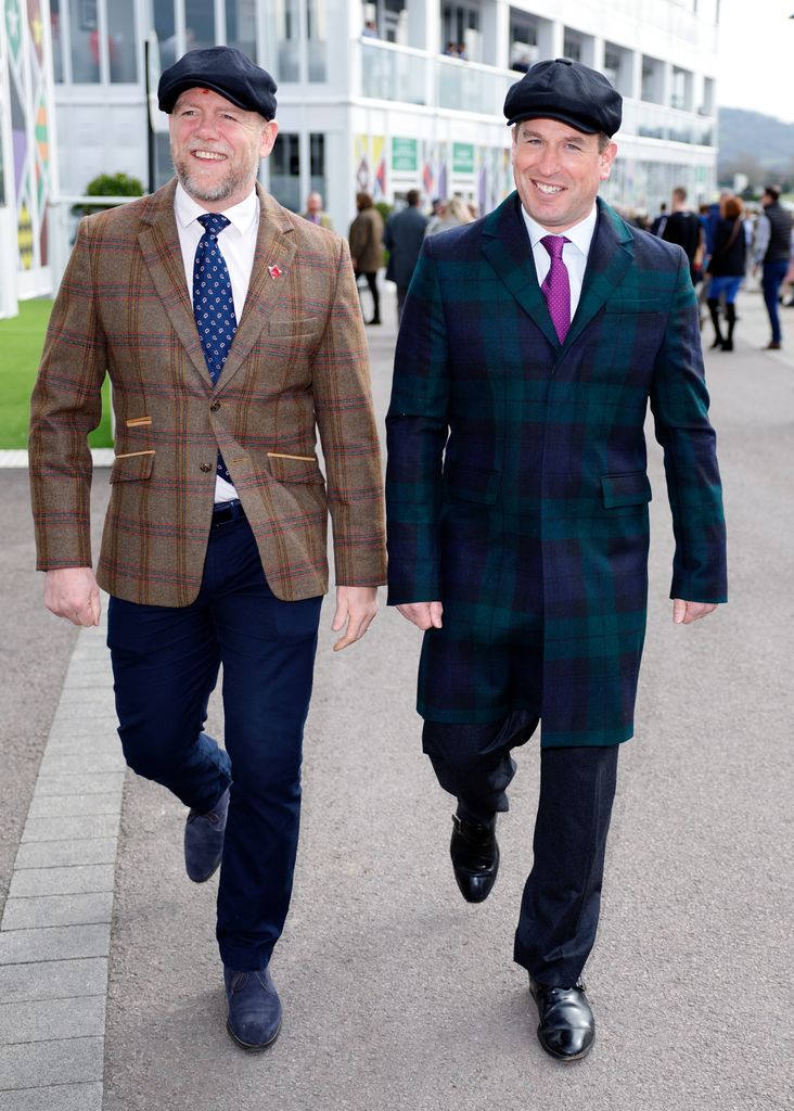 Mike Tindall and Peter Phillips at Cheltenham Festival 2022