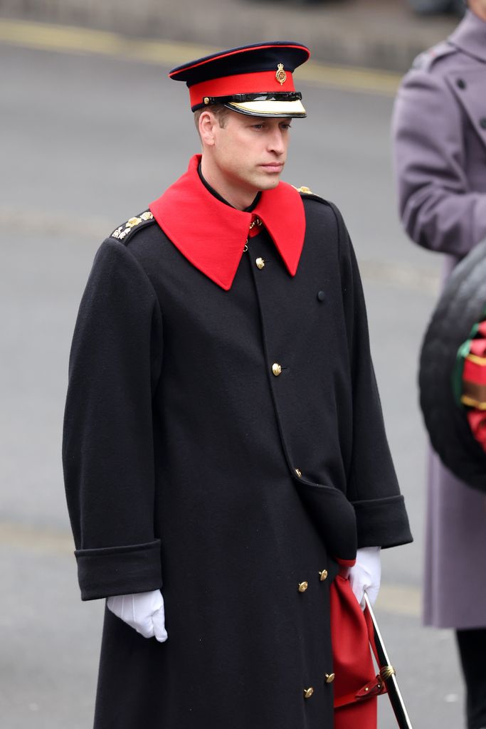 Prince William on Remembrance Sunday