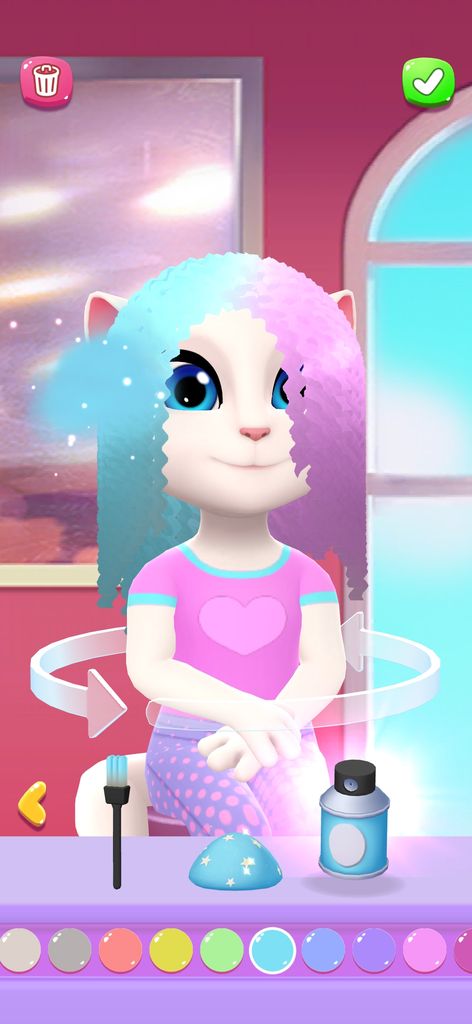 My Talking Angela mobile game in-play shot