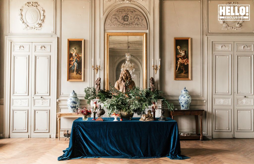 Catherine Roger's grand room at Chateau Marcellus near Bordeaux