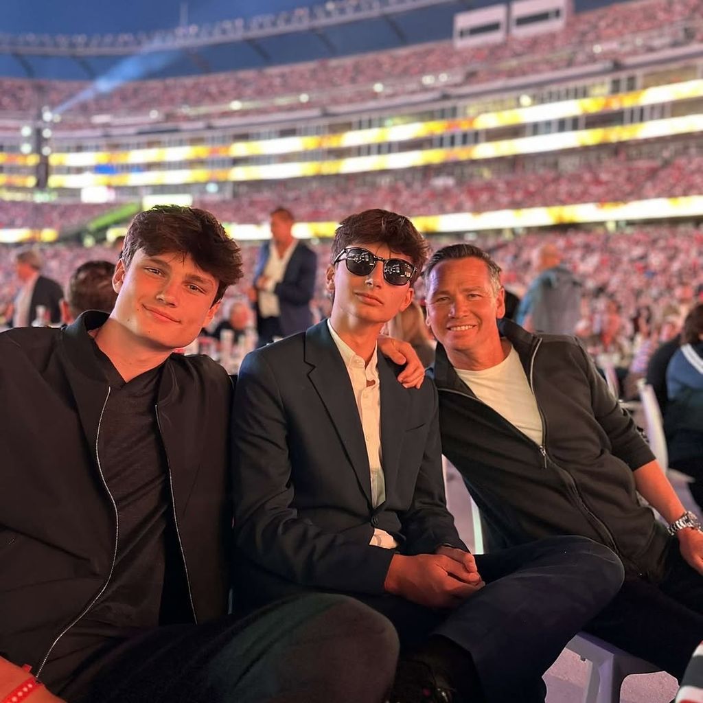 Tom Brady's sons Jack and Benjamin attend his NFL Hall of Fame ceremony, shared on Instagram